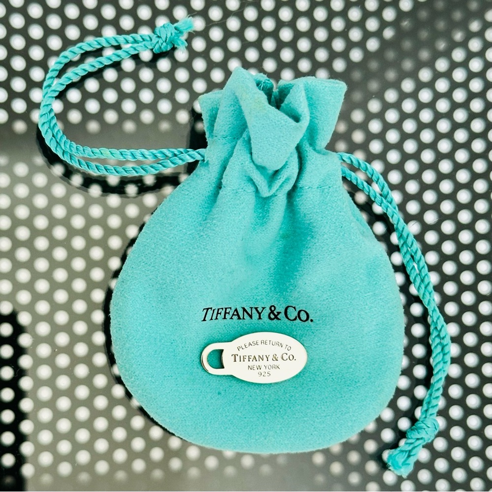 Tiffany Please Return to Tiffany Oval Tag